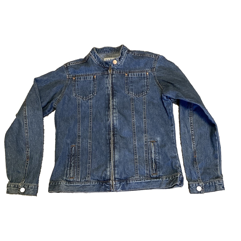 Old Navy Full Zip Jean Jacket Youth Girls XXL Pockets